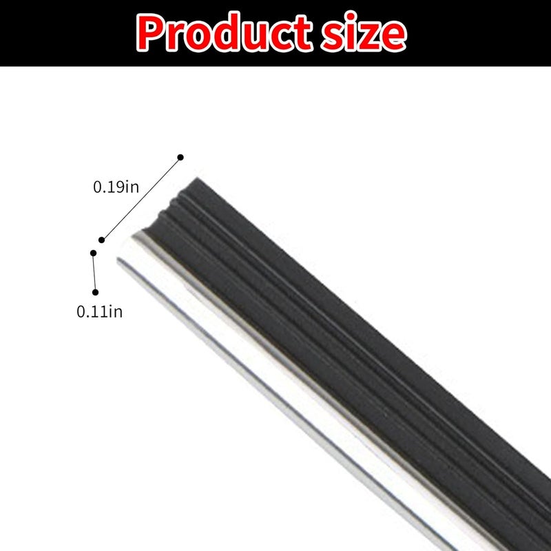 Jitrendo 33 Ft Car Interior Moulding Trim Strips Universal Auto Gap Fillers Including Installing Tool Car Electroplating Decoration Styling Door Dashboard Flexible Strip (Silvery) - Image 2
